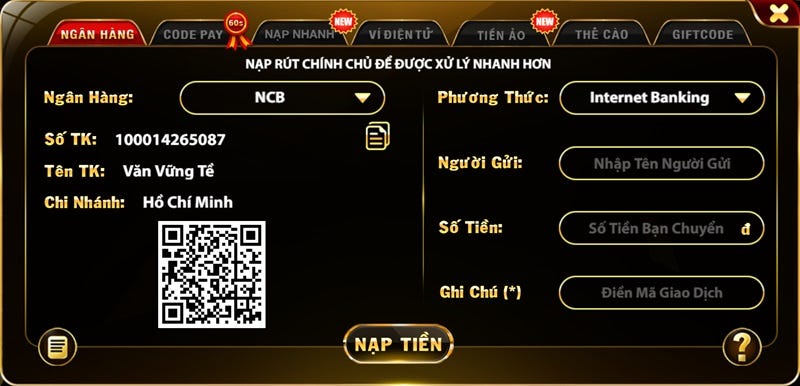 Nạp tiền Go88: Nhanh chóng, hiệu quả và an toàn tuyệt đối